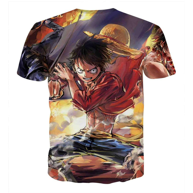 One Piece T-Shirt - Monkey D Luffy Tee 3D Print T-Shirt CSSO030