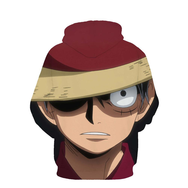 One Piece Hoodie - Monkey D. Luffy Pullover Hoodie CSSO011