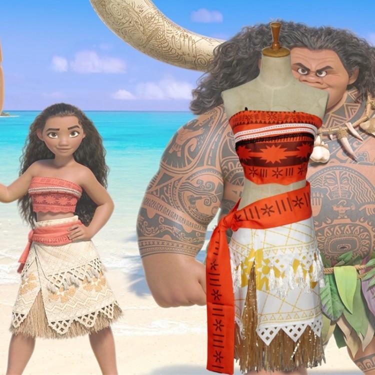 Ocean Romance Cos Moana Moana Cosplay Costume