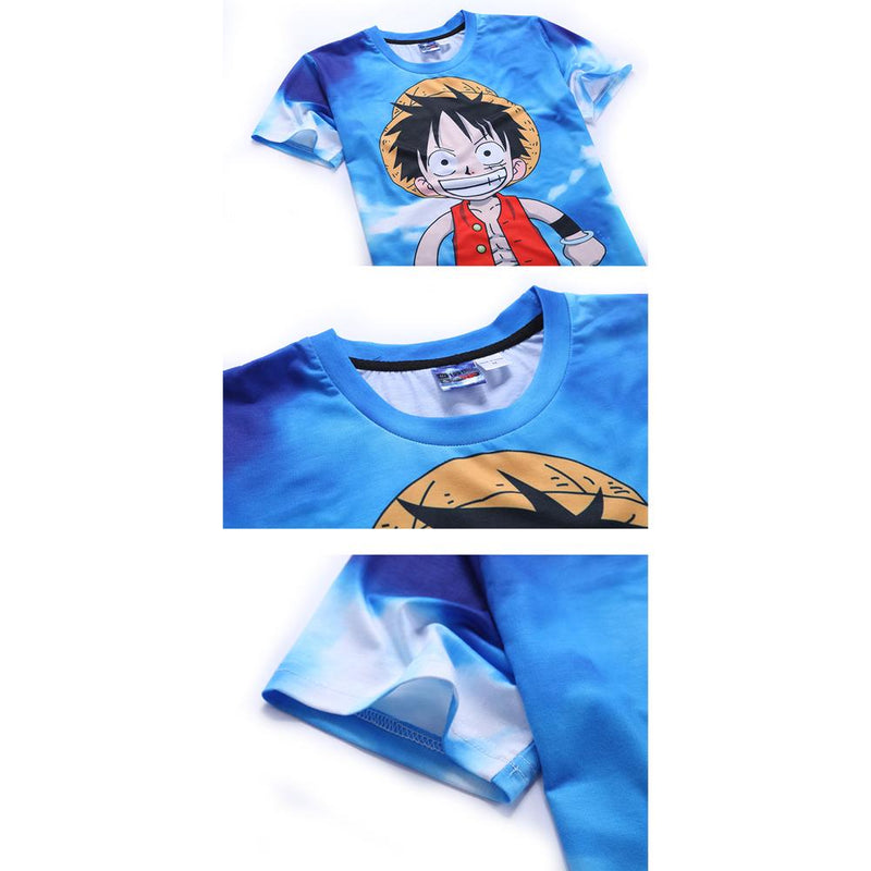 One Piece T-Shirt - Monkey D Luffy Tee 3D Print T-Shirt CSSO028