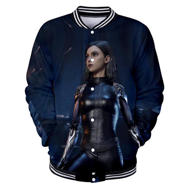 Alita Jacket - Battle Angel Baseball Jacket CSOS964