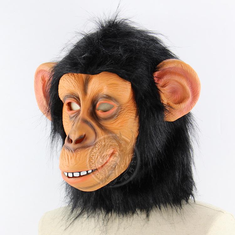 Halloween Party Big Ears Monkey Mask Apes Latex Masks