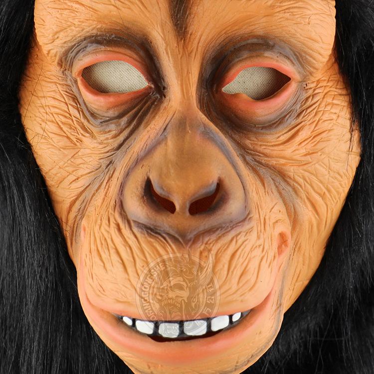 Halloween Party Big Ears Monkey Mask Apes Latex Masks