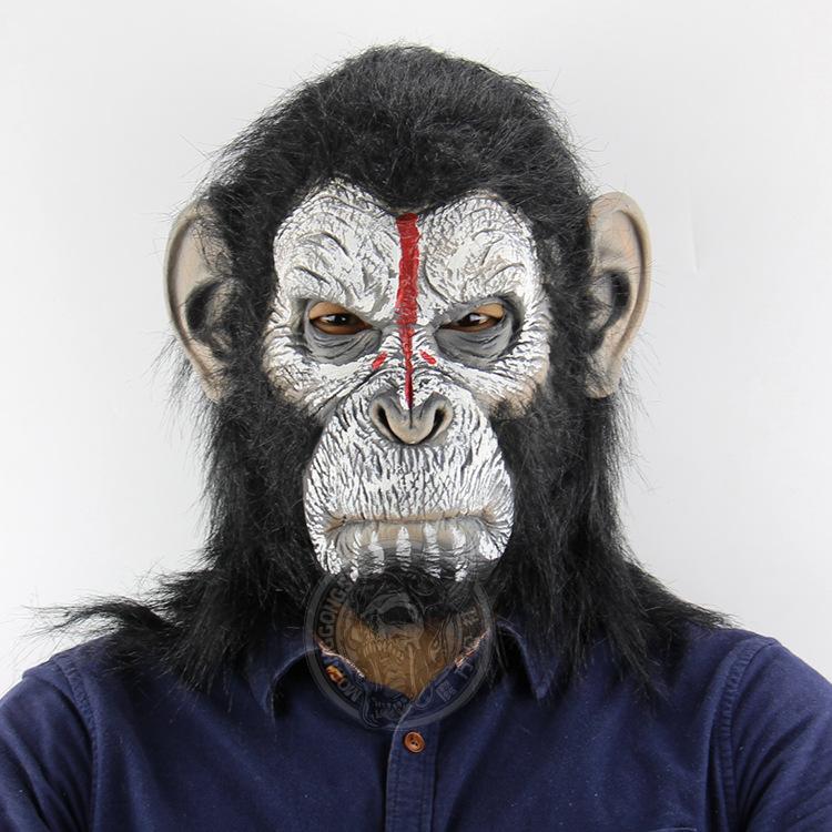 Halloween Party Monkey Mask Apes Latex Masks