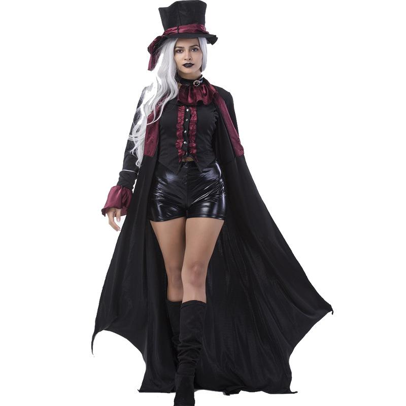 Halloween Vampire Cosplay Demon Costume Gentleman Suit Lovers Clothes