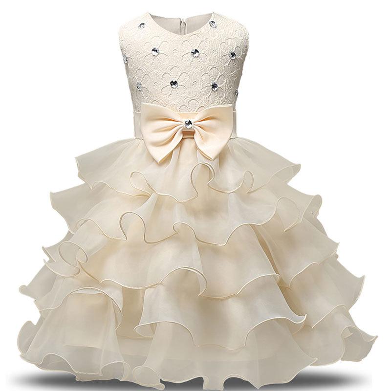 Beaded Princess Children Party Dress