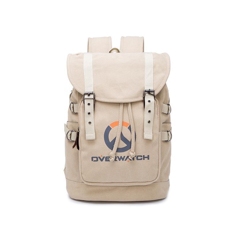 Game Overwatch Canvas Drawstring Backpack CSSO134
