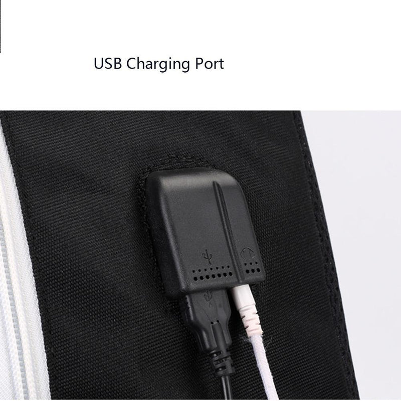 Marshmello Travel Backpack With USB Charging Port CSSO159