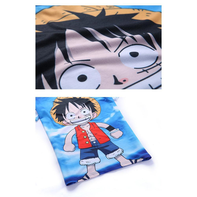 One Piece T-Shirt - Monkey D Luffy Tee 3D Print T-Shirt CSSO028