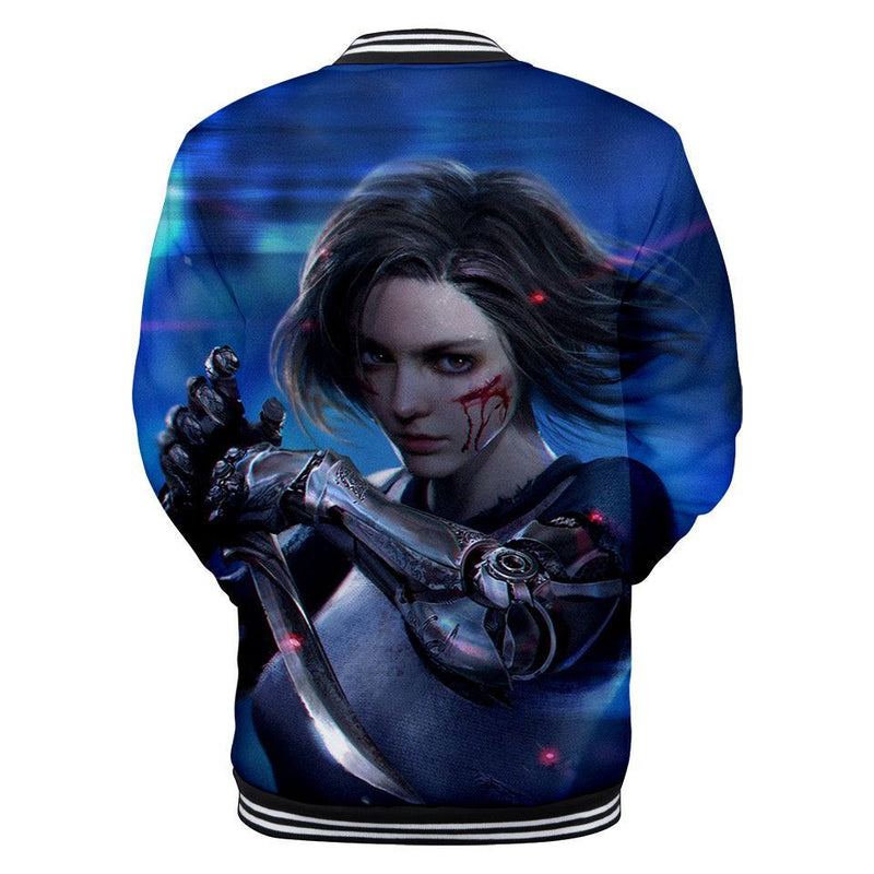 Alita Jacket - Battle Angel Baseball Jacket CSOS961