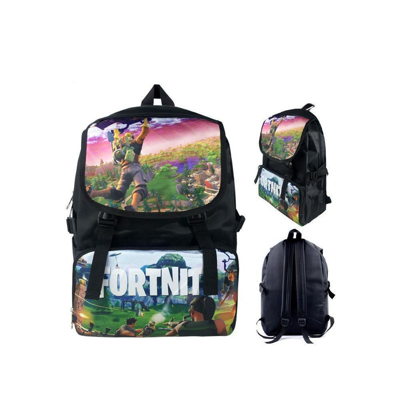 Game Fortnite 17" Canvas Bag Shoulder Backpack CSSO090