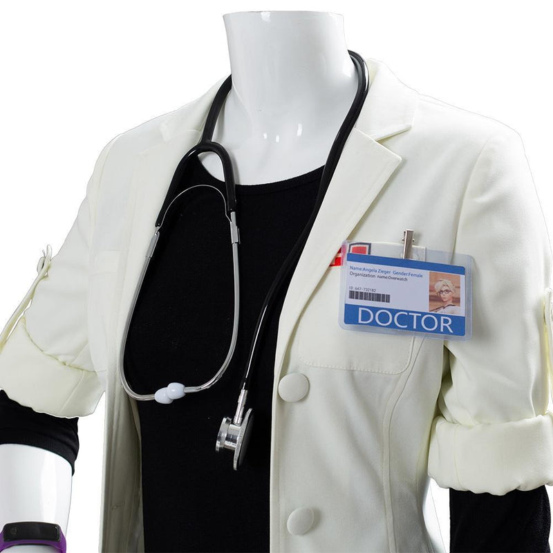 OW Overwatch Mercy Angela Dr. Ziegler Skin Uniform Cosplay Costume