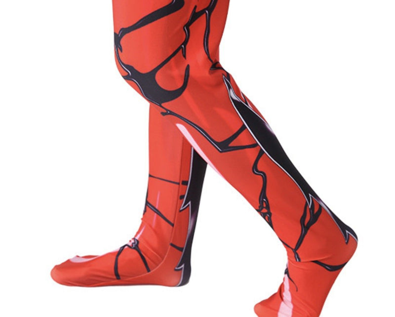 Superhero Halloween Cosplay Venom And Spiderman Mix Style Jumpsuit For Girls