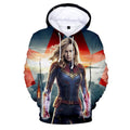 Captain Marvel Hoodie - Carol Danvers Pullover Hoodie CSOS900