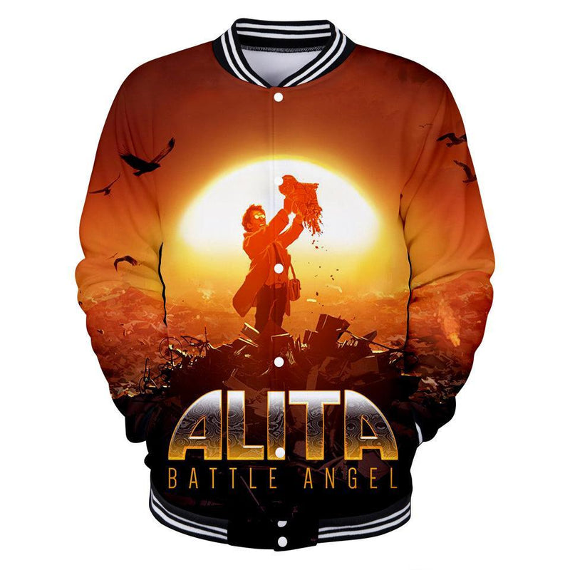 Alita Jacket - Battle Angel Baseball Jacket CSOS963