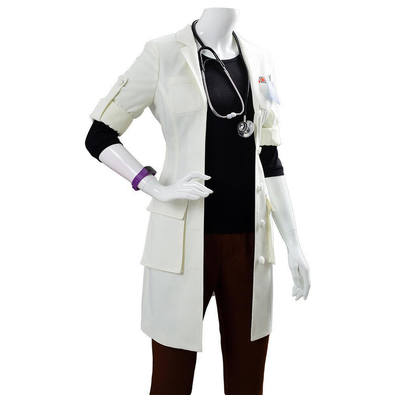 OW Overwatch Mercy Angela Dr. Ziegler Skin Uniform Cosplay Costume