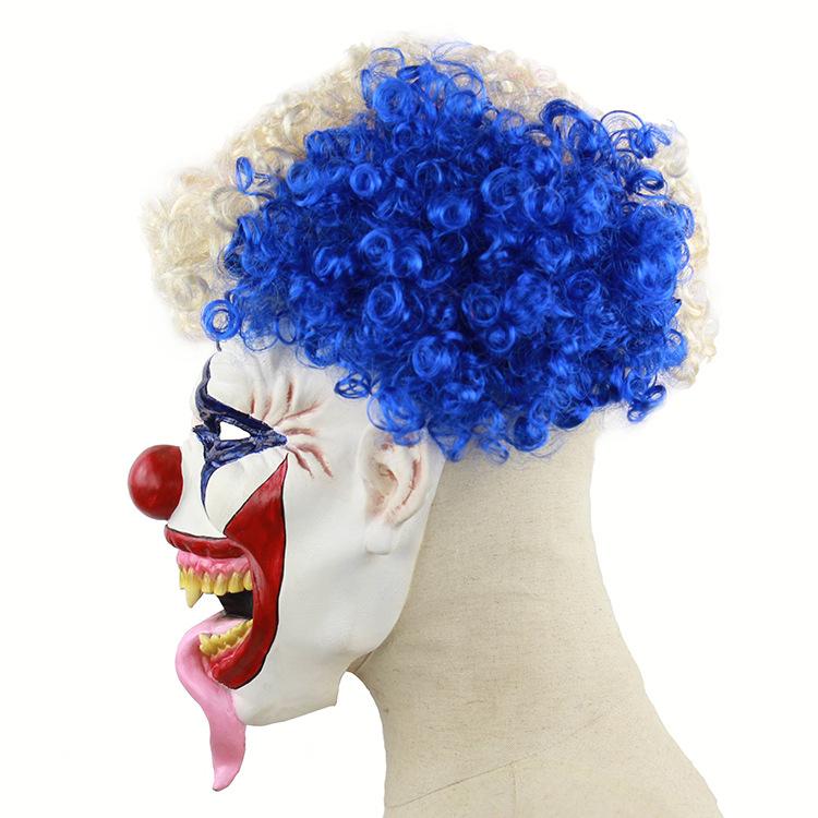 Joker Long Tongue Masks Afro Mask For Halloween Party