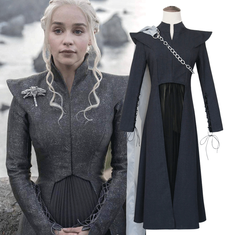Game Of Thrones Daenerys Targaryen Dragons Mother Dress Costume For Girls And Women Cosplay