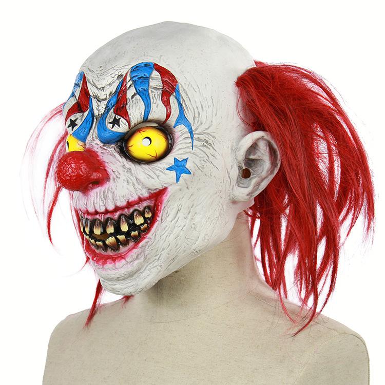 Halloween Party Joker Mask Circus Clown Latex Masks