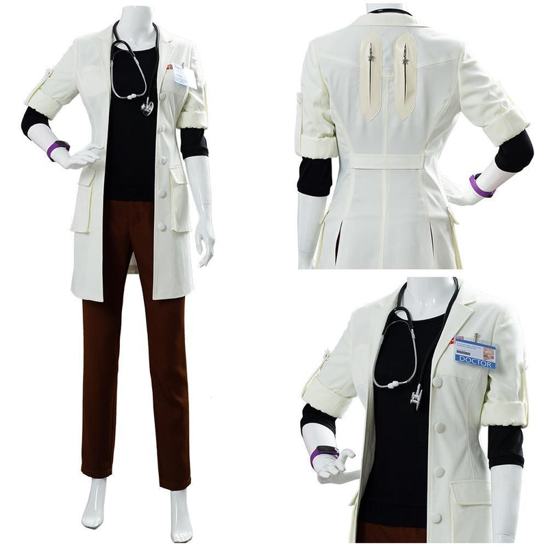 OW Overwatch Mercy Angela Dr. Ziegler Skin Uniform Cosplay Costume