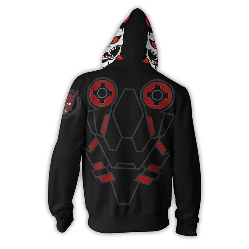 Overwatch Hoodie - Evil Ghost Zip Up Hoodie CSOS510