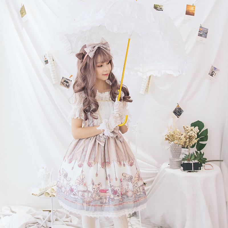 Lolita Dress Costume Retro Punk Girls Cosplay Dresses