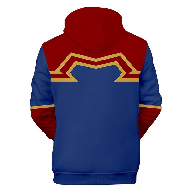 Captain Marvel Hoodie - Carol Danvers Pullover Hoodie CSOS906