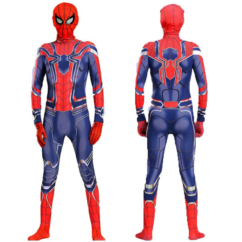 The Avengers Spiderman Costume Jumpsuit Halloween Cosplay For Kids And the-avengers-spiderman-costume-jumpsuit-halloween-cosplay-for-kids-and