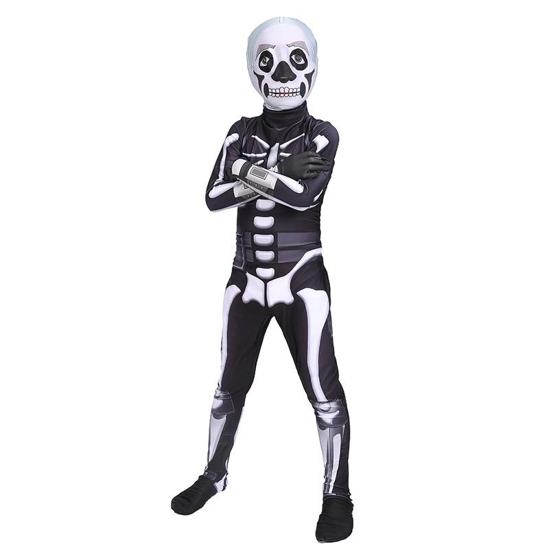 Fortress Night Ghost Head Halloween Cosplay Tights