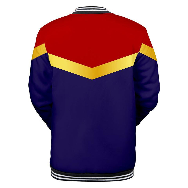 Captain Marvel Jacket - Carol Danvers Baseball Jacket CSOS910