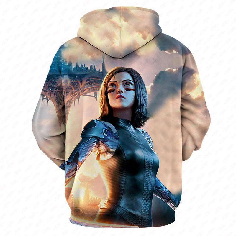 Alita Hoodie - Battle Angel Pullover Hoodie CSOS952
