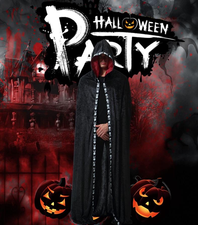 Halloween Party Ghost Wizard Cosplay Customes