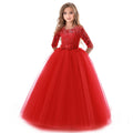 Dress Long Sleeves Big Children Petti Skirt