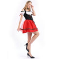 Oktoberfest Women Uniform Maid Outfit Beer Costume Dress