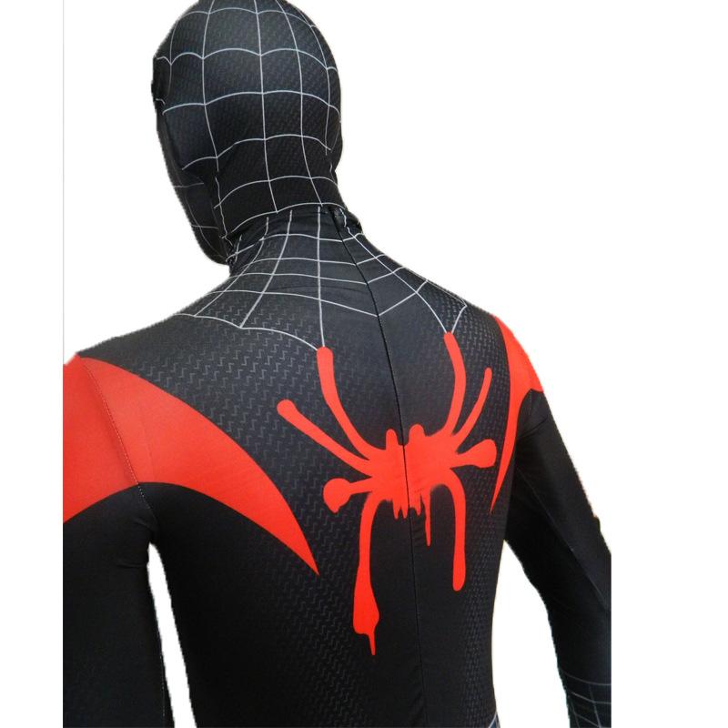 Spiderman Jumpsuit costume Black Spider Cosplay for boys Halloween