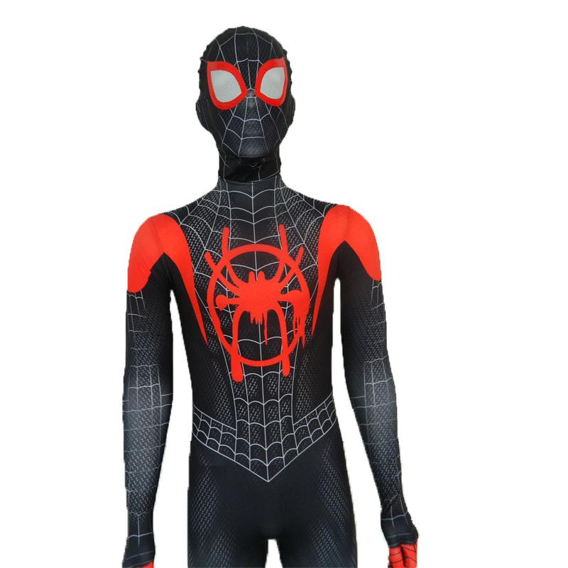 Spiderman Jumpsuit costume Black Spider Cosplay for boys Halloween