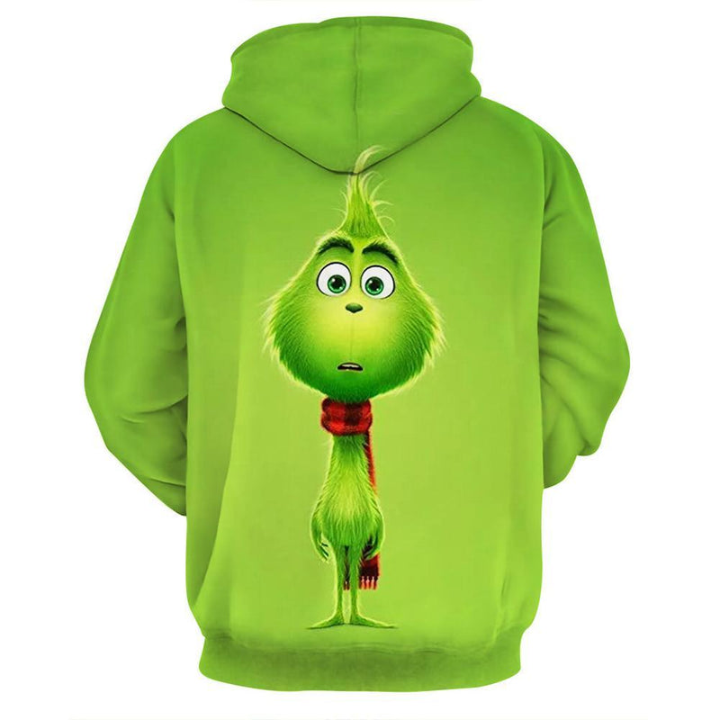 Grinch Hoodie - The Grinch Pullover Hooded Sweatshirt CSSG002