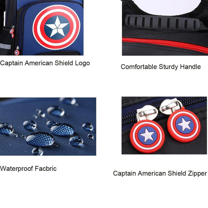 Superhero Captain America School Backpack CSSO118