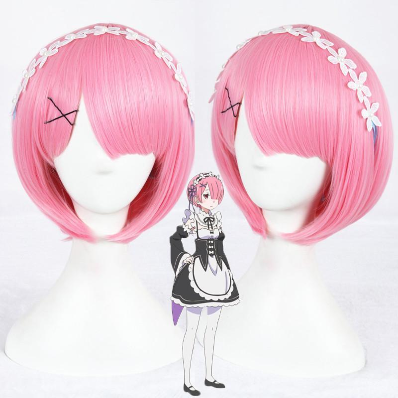 Cosplay Wig - Zero kara Hajimeru Isekai Seikatsu: Ram