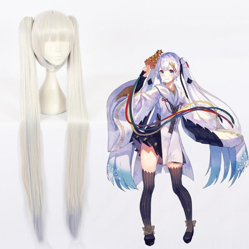 Cosplay Wig - Hatsune Miku-Snow Miku