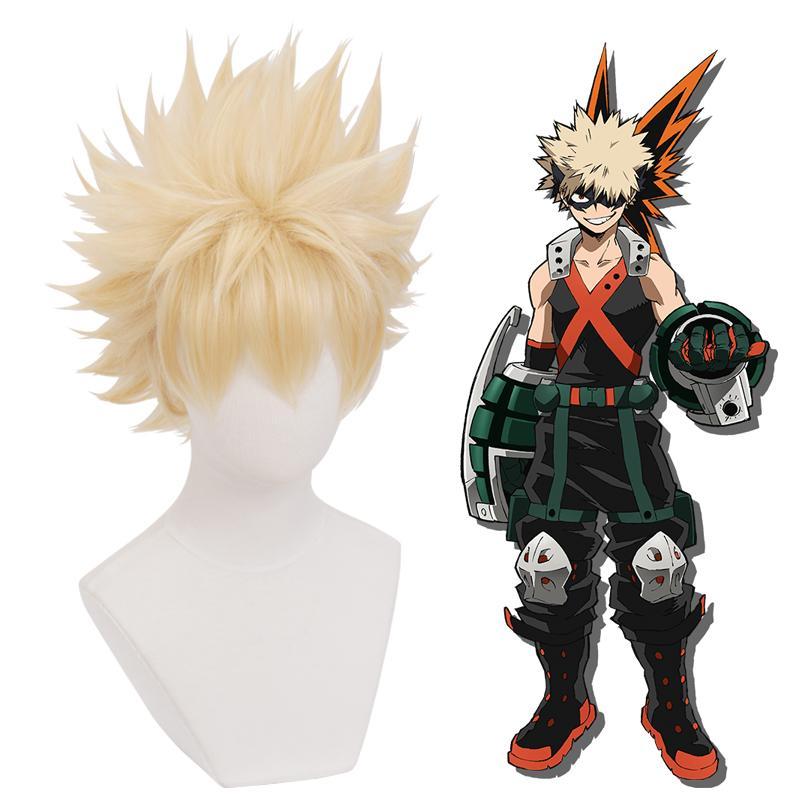 Cosplay Wig - My Hero Academia-Bakugou Katsuki