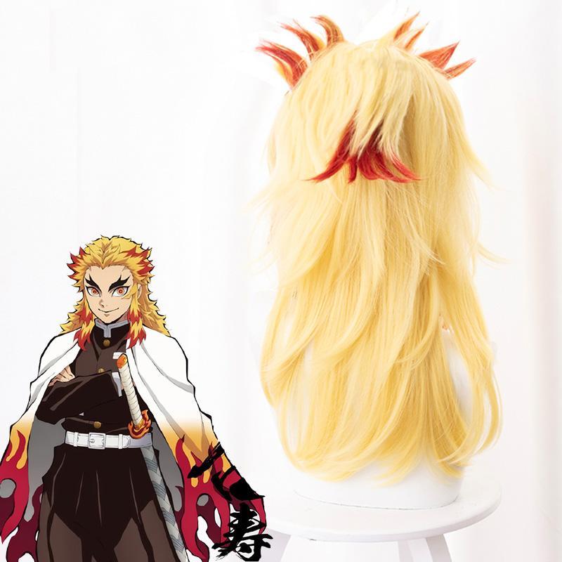 Cosplay Wig - Demon Slayer-Rengoku Kyoujurou