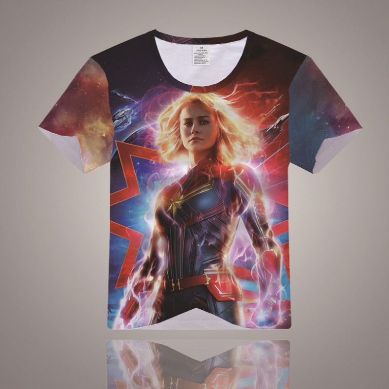 Captain Marvel T-Shirt - Carol Danvers Graphic T-Shirt CSOST001