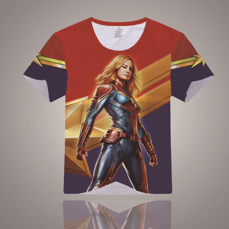 Captain Marvel T-Shirt - Carol Danvers Graphic T-Shirt CSOST002