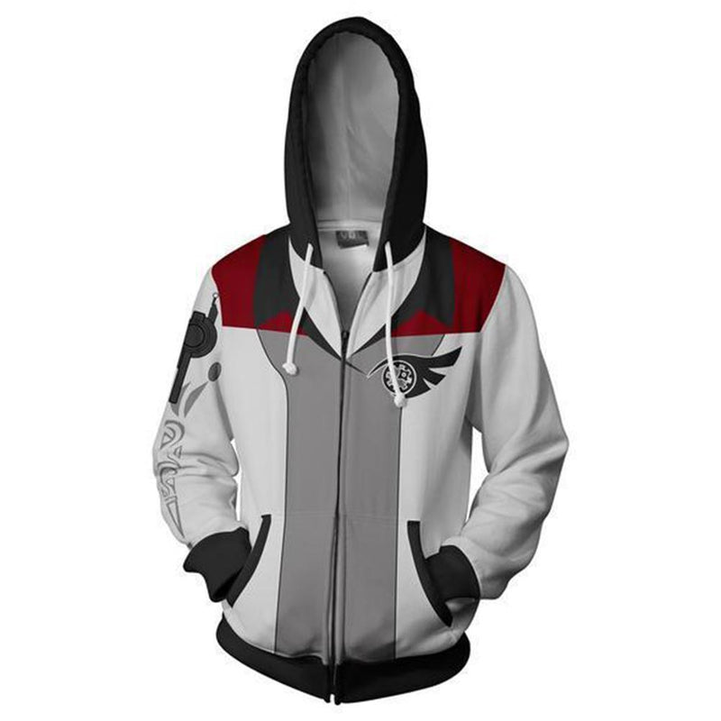 RWBY Anime Cosplay Costume Sweatshirt Zip Up Hoodie CSP003