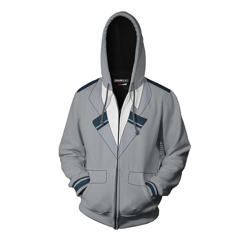 My Hero Academia Anime Cosplay Costume Sweatshirt Zip Up Hoodie CSP123