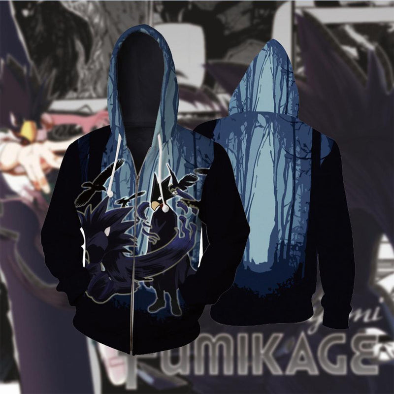 My Hero Academia Anime Cosplay Costume Sweatshirt Zip Up Hoodie CSP125