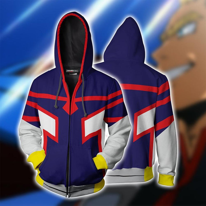 My Hero Academia Anime Cosplay Costume Sweatshirt Zip Up Hoodie CSP128