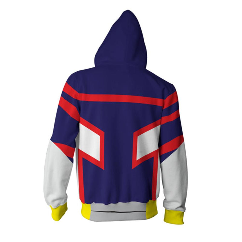 My Hero Academia Anime Cosplay Costume Sweatshirt Zip Up Hoodie CSP128