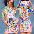 Rainbow Unicorn Hoodie Dress